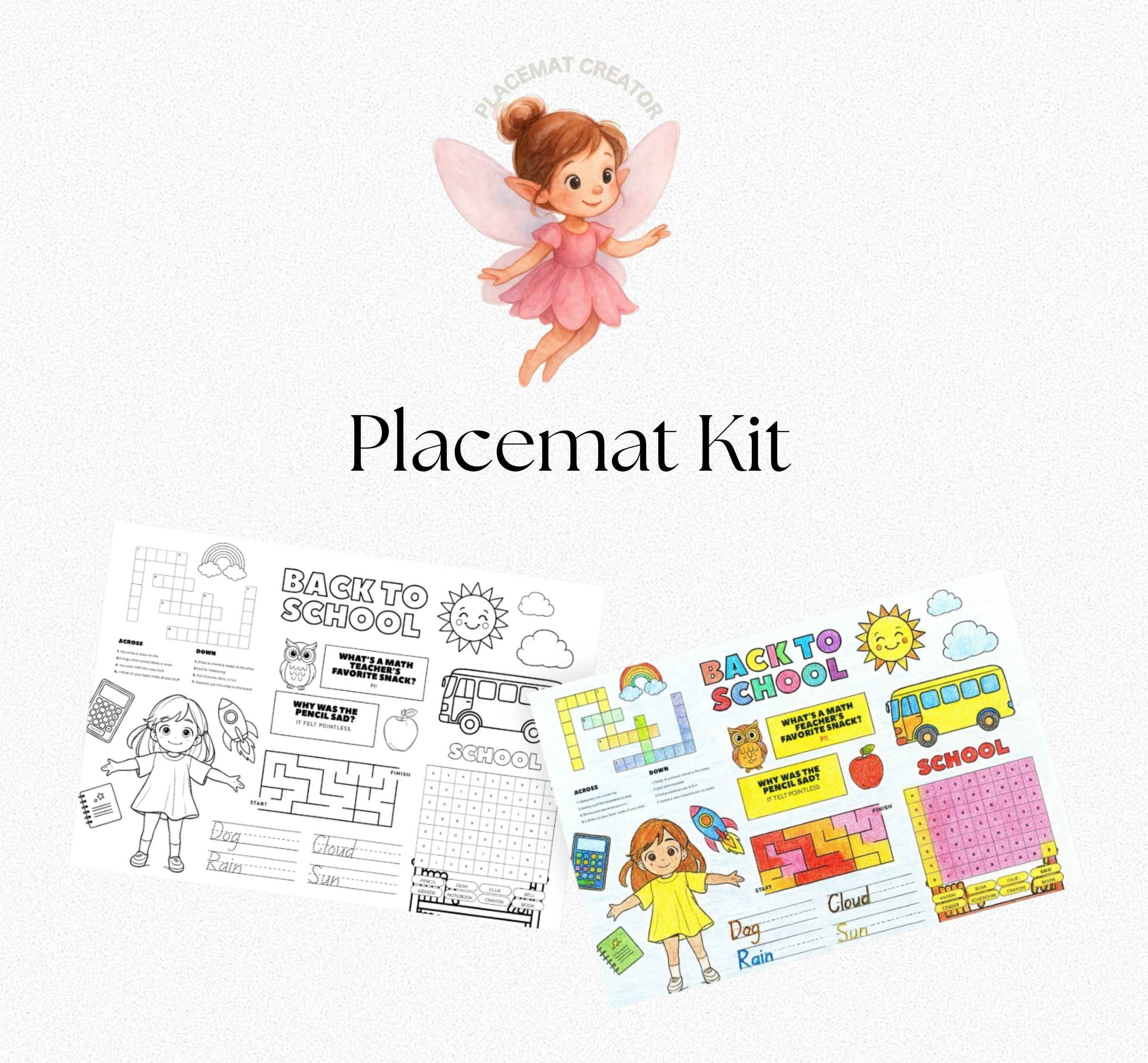 Placemat Oluşturma Paketi